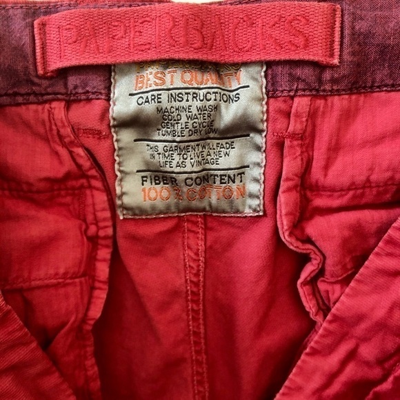 ORIGINAL PAPERBACKS RED  CHINO SHORT MEN - 31 - Picture 7 of 14